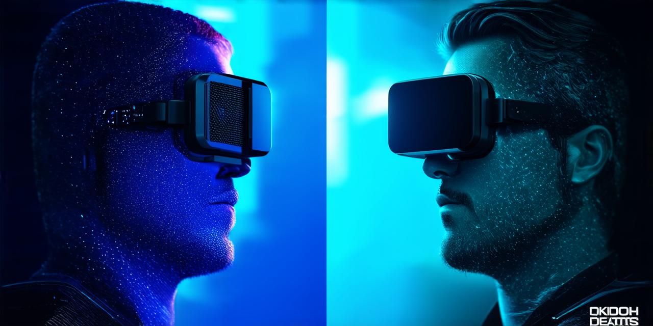 How do virtual reality and augmented reality differ from each other?